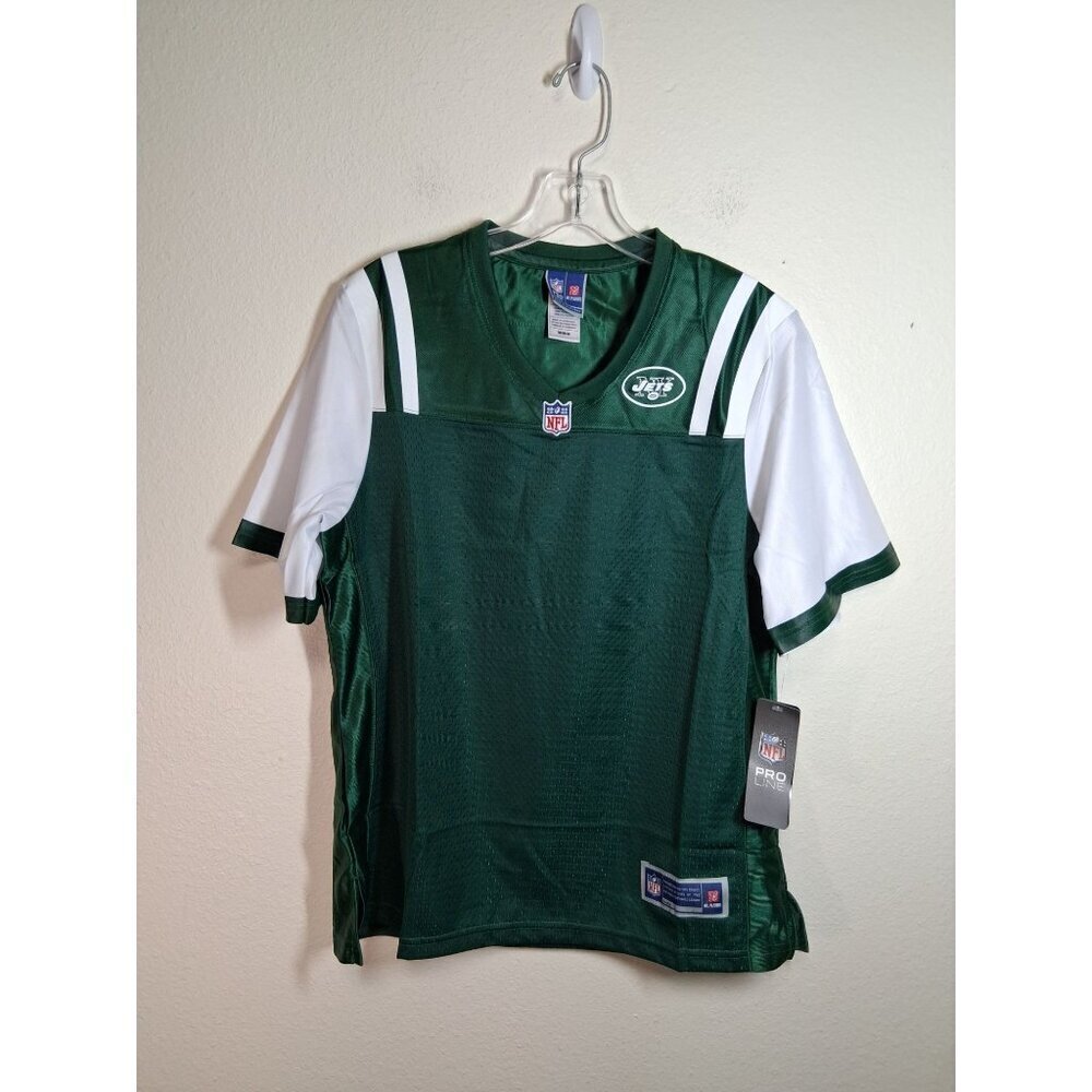NWT NFL New York Jets Blank Jersey Women's Size Medium Green